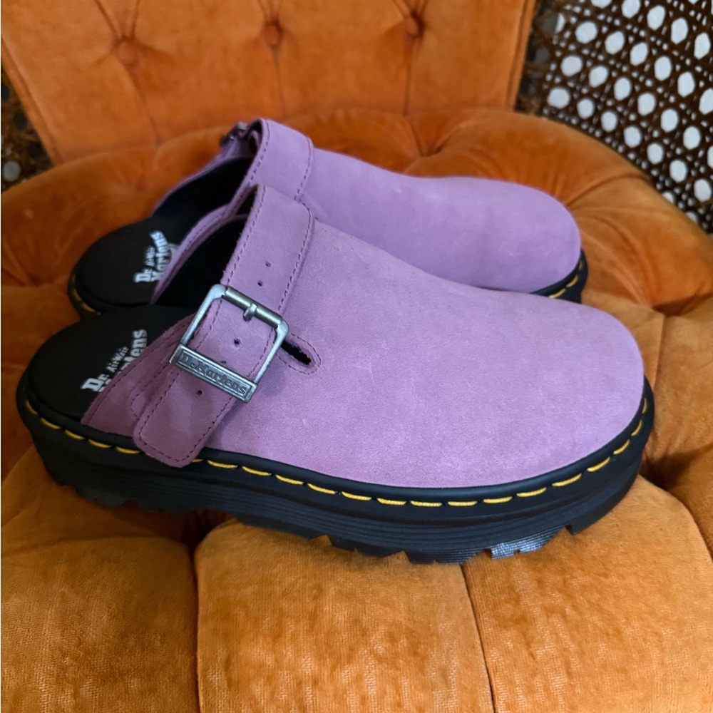 Dr. Martens Purple Women's Zebzag mule Shoes